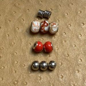 😍Set of 10 Slide Beads and Spacers😍NWOT